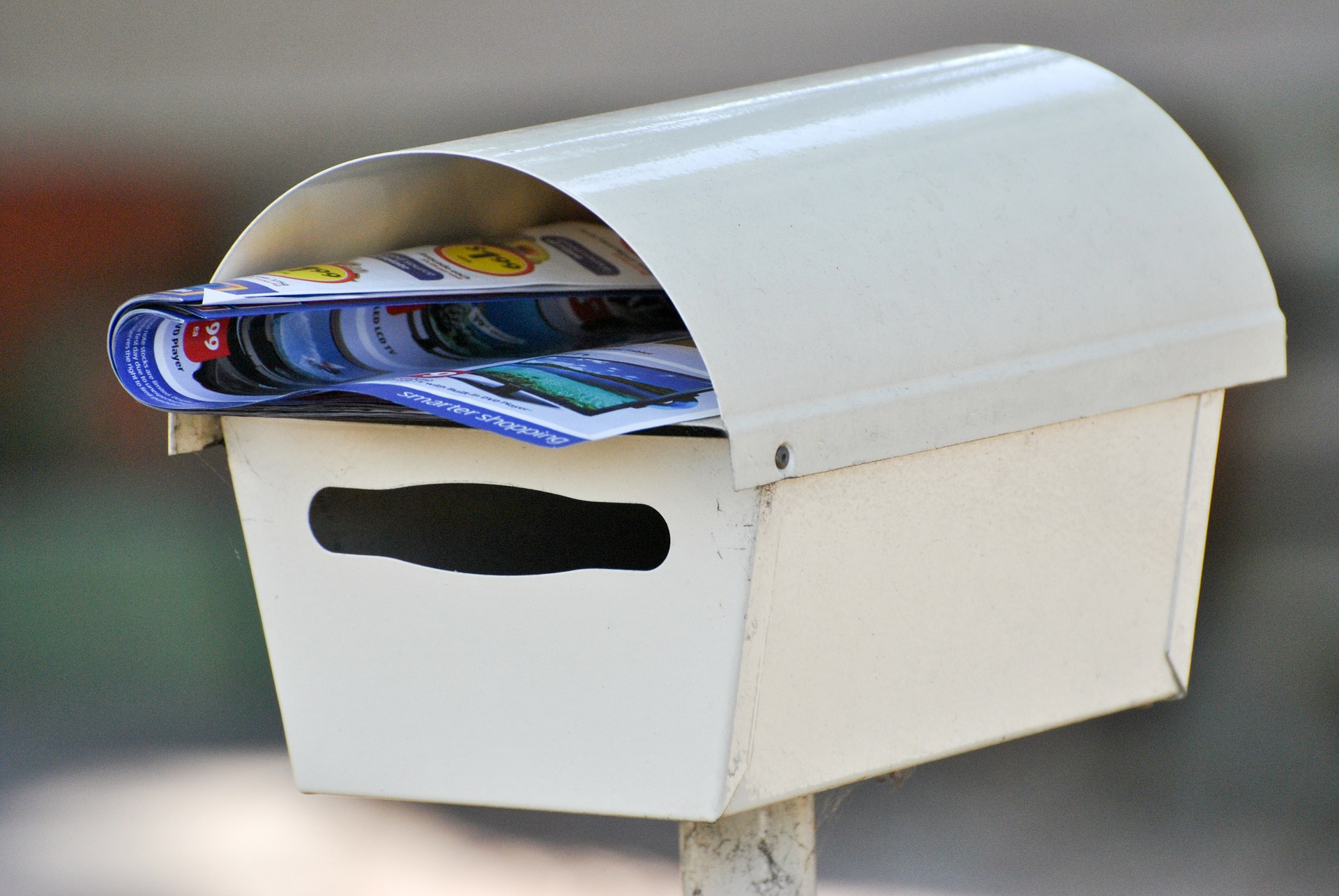 A white letterbox