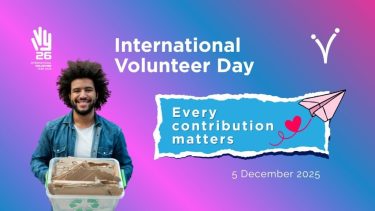 International Volunteer Day graphic